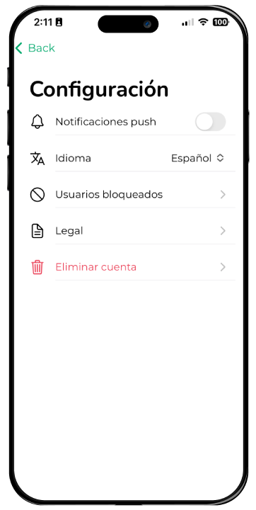 Personaliza tus preferencias y administra tu cuenta de forma rápida y sencilla.